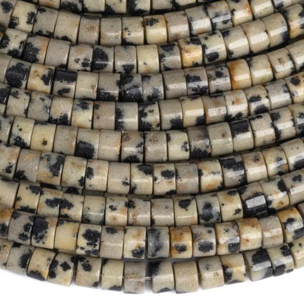 Jaspis dalmatinsk� kor�lky 2�3mm rondelky p�l���ra