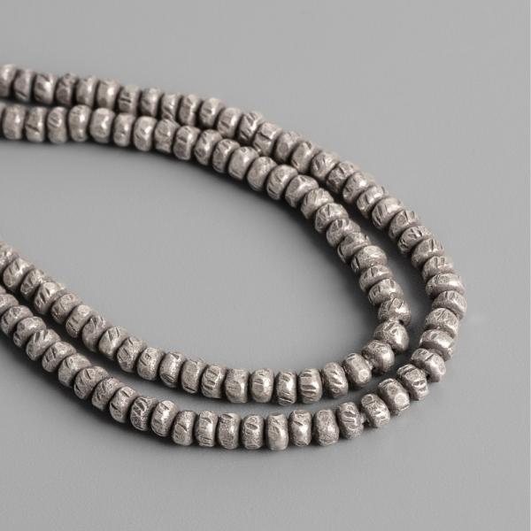 Minikor�lky 2,4x1,6mm Ag925 starostarost��brn� 10ks