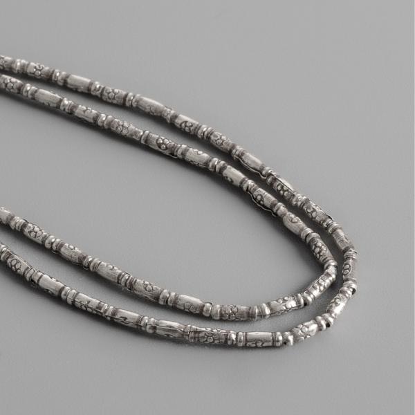 Minikor�lky 1,5x1,4mm Ag925 starost��brn� 10ks