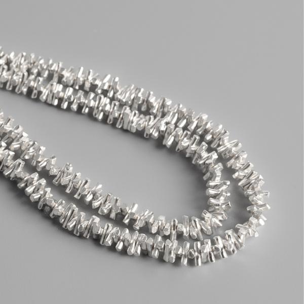 Minikor�lky 4x0,8mm Ag925 st��brn� 10ks