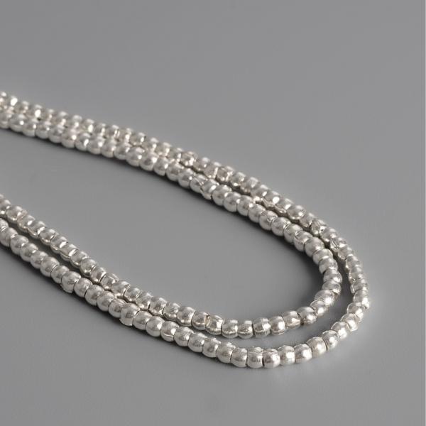 Minikor�lky 2,2x1,4mm Ag925 st��brn� 20ks