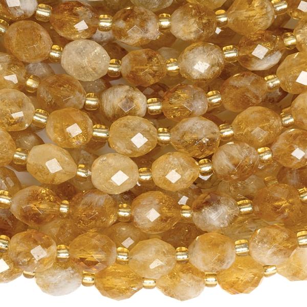 Citr�n kor�lky olivy 7x8mm brou�en� p�l���ra