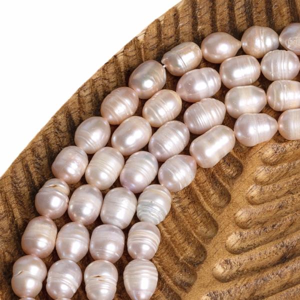 Perly ���n� kor�lky 8-9mm podlouhl� staror��ov� ���ra