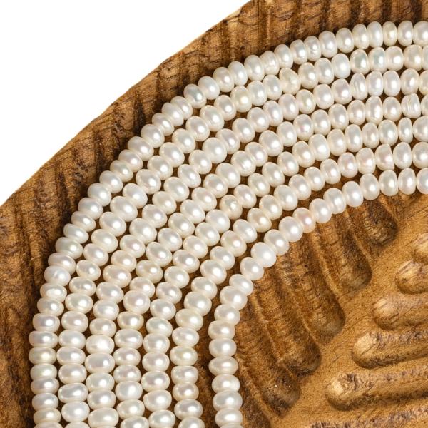 Perly ���n� kor�lky 5x3mm rondelky A kvalita ���ra