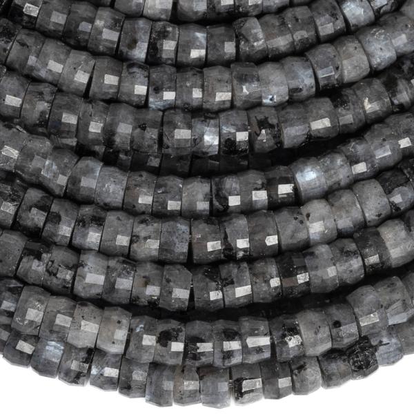 Larvikit kor�lky 4x2,5mm heishi brou�en� p�l���ra