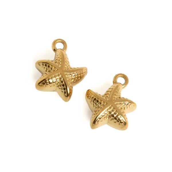P��v�sek mo�sk� hv�zdice nerez zlat� 9mm (ion plating)