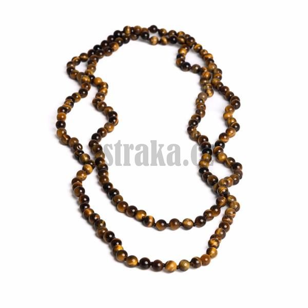 Nhrdelnk uzlkovan 6mm tyg oko (130cm)
