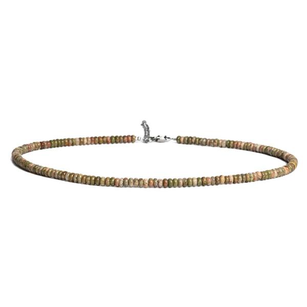 N�hrdeln�k choker rondelky 4x2mm unakit