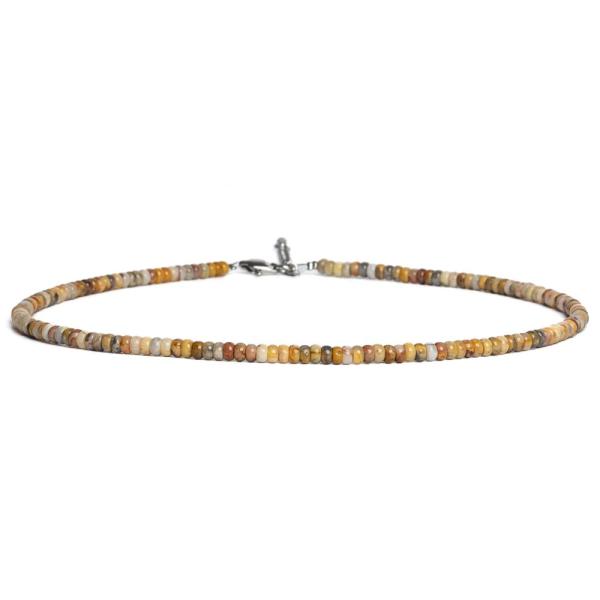 N�hrdeln�k choker rondelky 4x2mm ach�t crazy lace