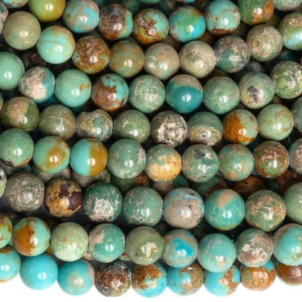 Tyrkys p��rodn� Anhui kor�lky 5,5-6mm p�l���ra