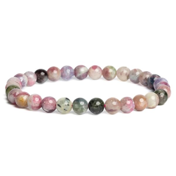 N�ramek turmal�n 6mm �vestkov� mix barev