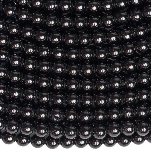 Turmal�n �ern� kor�lky 2,5mm ���ra