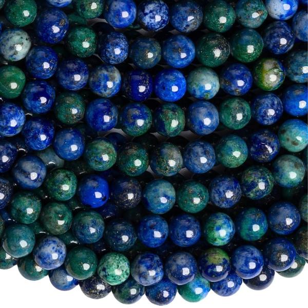 Lapis lazuli a chryzokol kor�lky 4,5mm ���ra