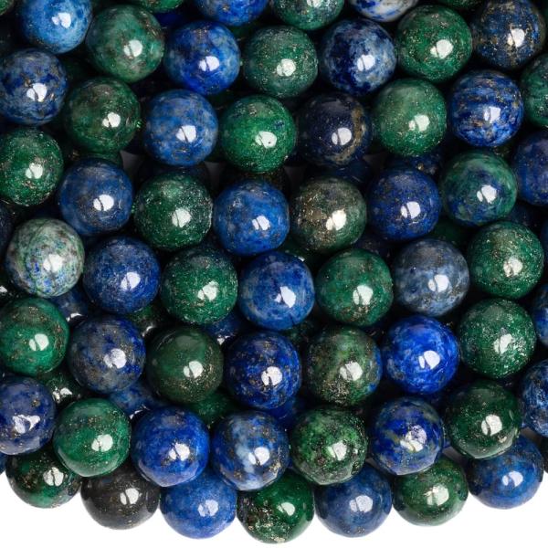 Lapis lazuli a chryzokol kor�lky 8mm ���ra