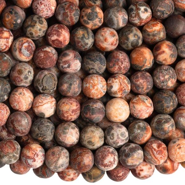 Jaspis leopard kor�lky 6mm matn� ���ra