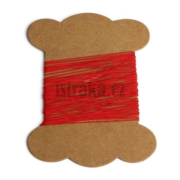 rka nylonov 0,5mm erven 9m