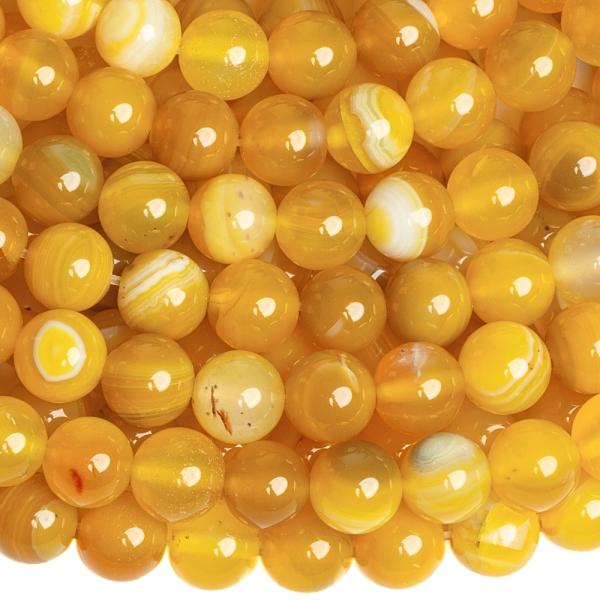 Ach�t krajkov� kor�lky 8mm �lut� ���ra