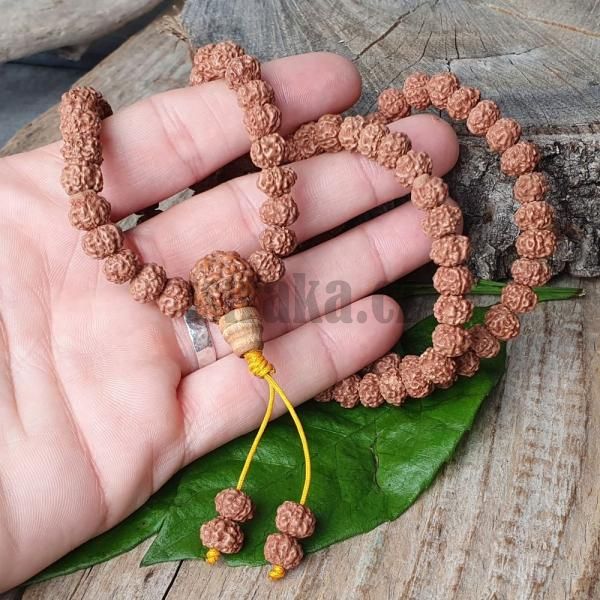 Rudraksha korlky cca 8-9mm ra