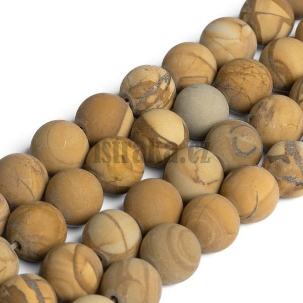 Jaspis Mars kor�lky 8mm matn� ���ra