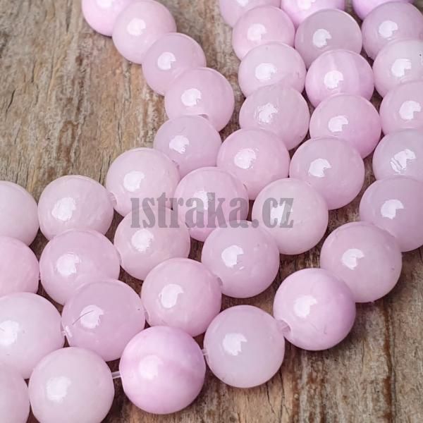 Jadeit korlky 8mm lila mln ra