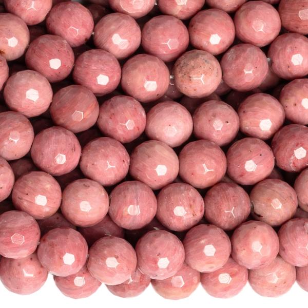 Rodonit kor�lky 8mm brou�en� AAA kvalita p�l���ra