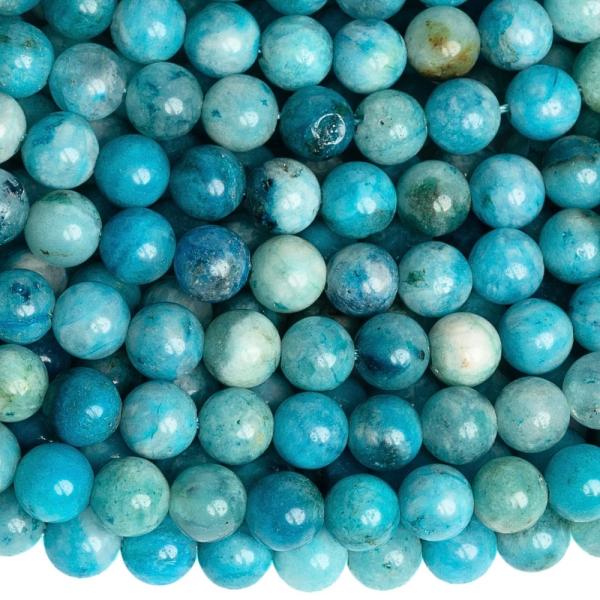 Hemimorfit  kor�lky 6mm tyrkysov� ���ra