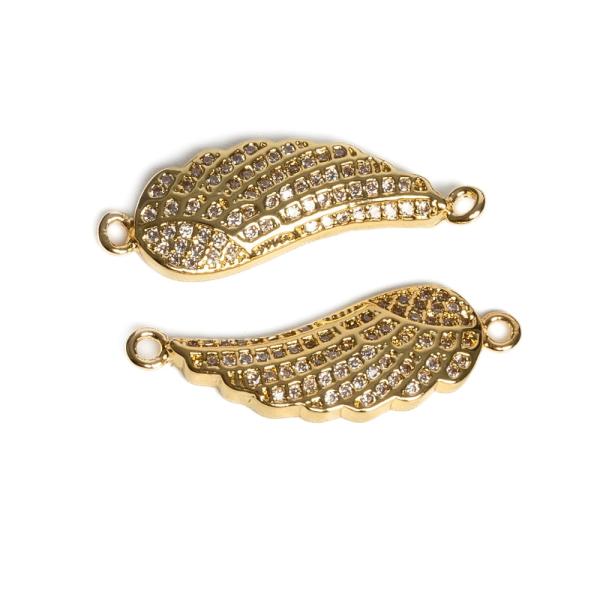 K��dlo mezid�l v�t�� zlat� s b�l�mi zirkony