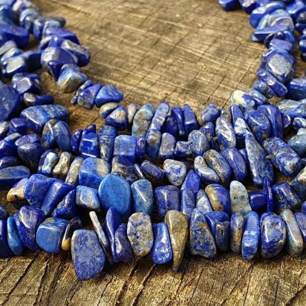 Lapis lazuli korlky zlomky ra