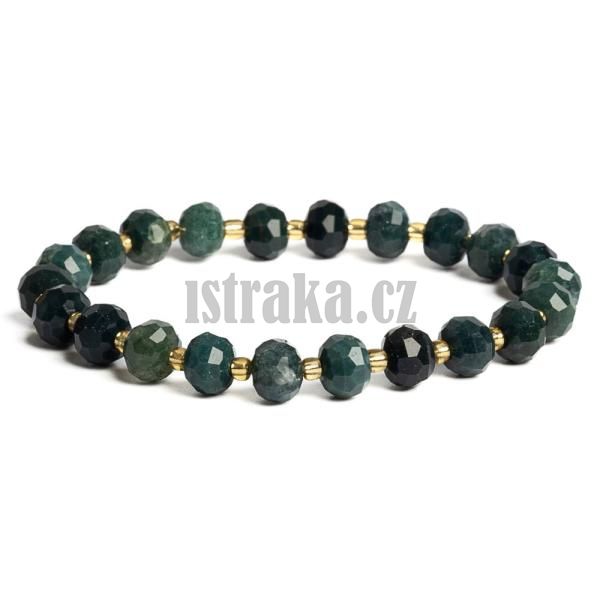 Nramek acht mechov 6x8mm brouen rondelky s rokajlem