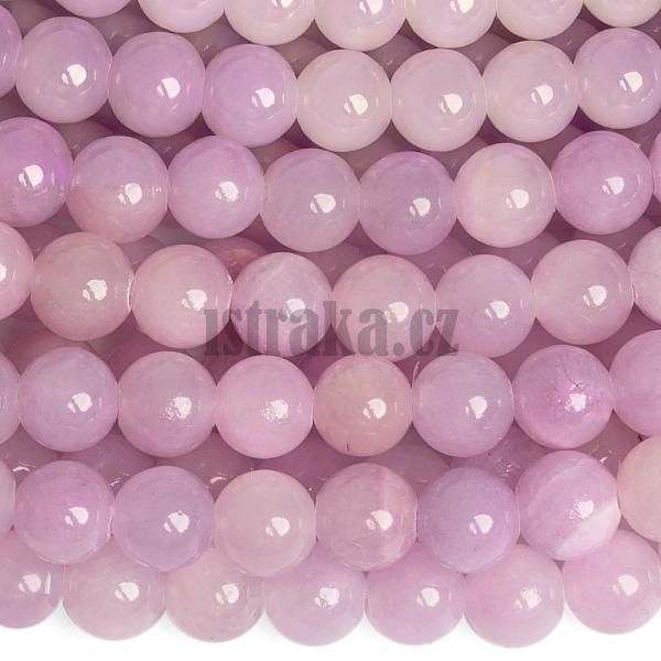 Jadeit korlky 6mm lila mln ra