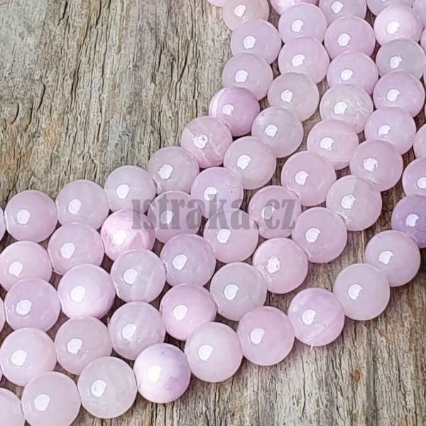Jadeit korlky 6mm lila mln ra