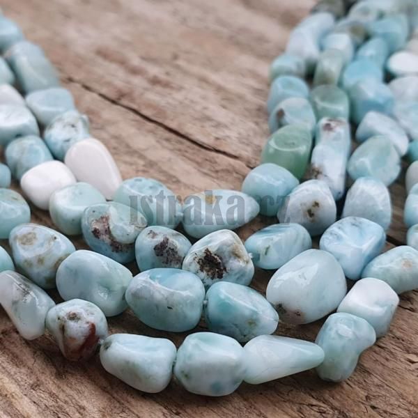 Larimar korlky nugety A kvalita plra