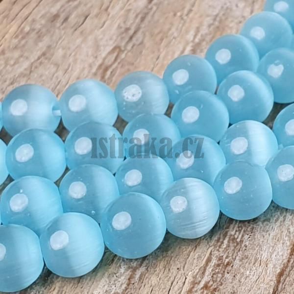 Koi oi korlky 8mm blankytn modr ra