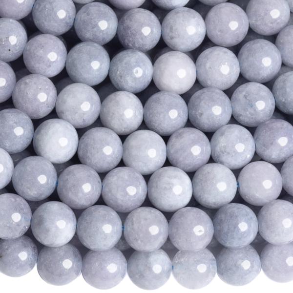 Jadeit kor�lky 8mm ocelov� brou�en� ���ra