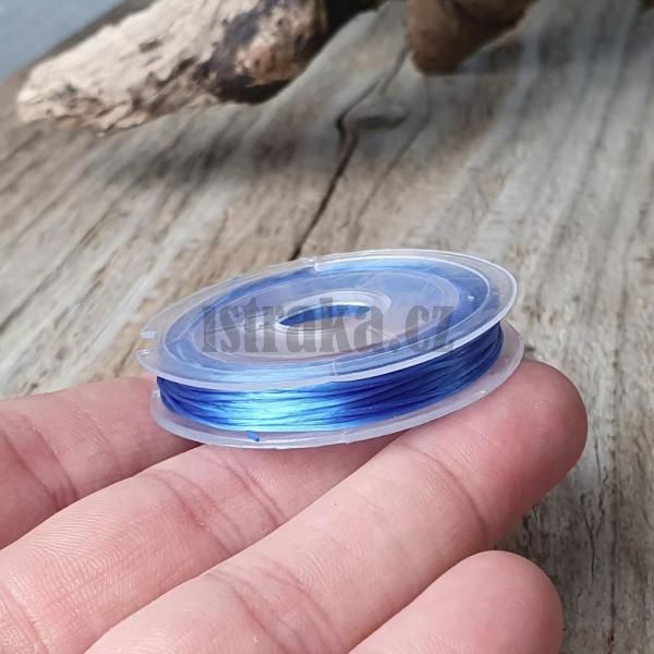 gumicka-viacvlaknova-tmavomodra-elasticka-na-naramky-tenka-0,5mm-