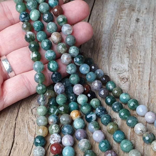 koralky-z-mineralu-achat-indicky-8mm-brusene-fazetovane-goralky-loptickove-zemite-farby-