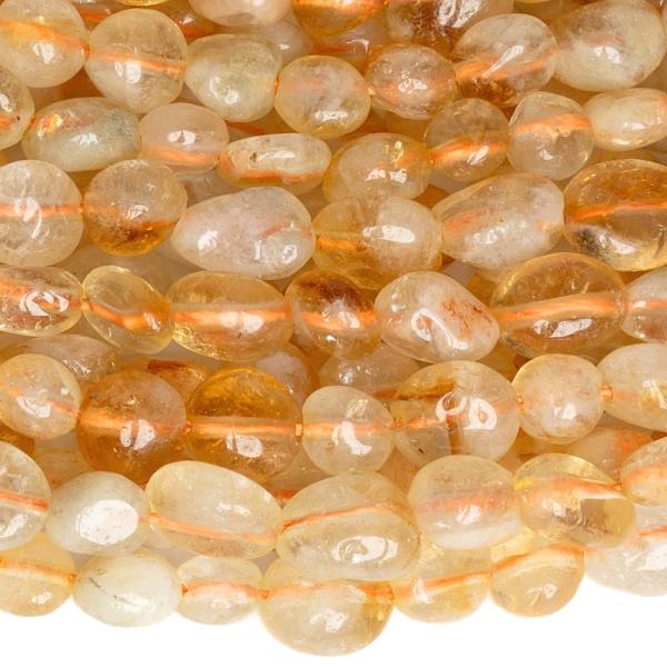 Citr�n nepr�hledn� kor�lky nugety 8x6mm ���ra