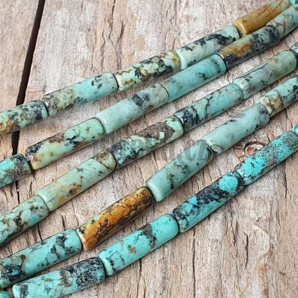 Tyrkys africk korlky 4x13mm trubiky ra