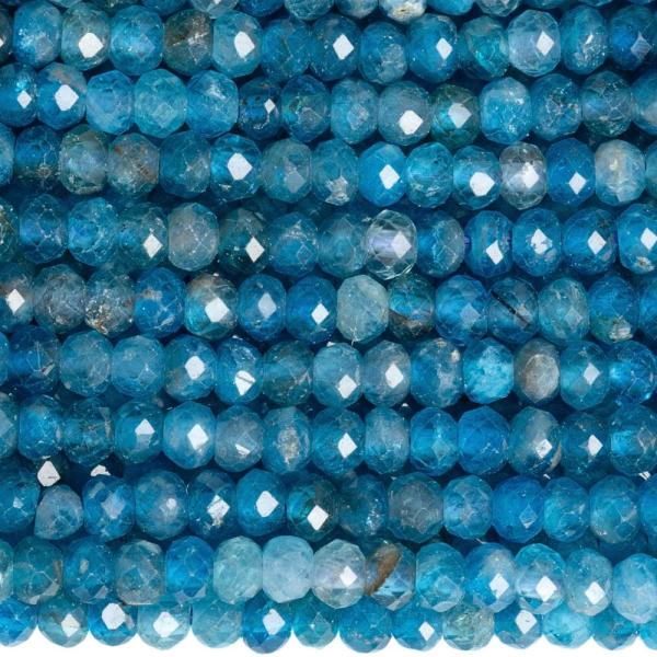 Apatit kor�lky 3x2mm rondelky brou�en� ���ra