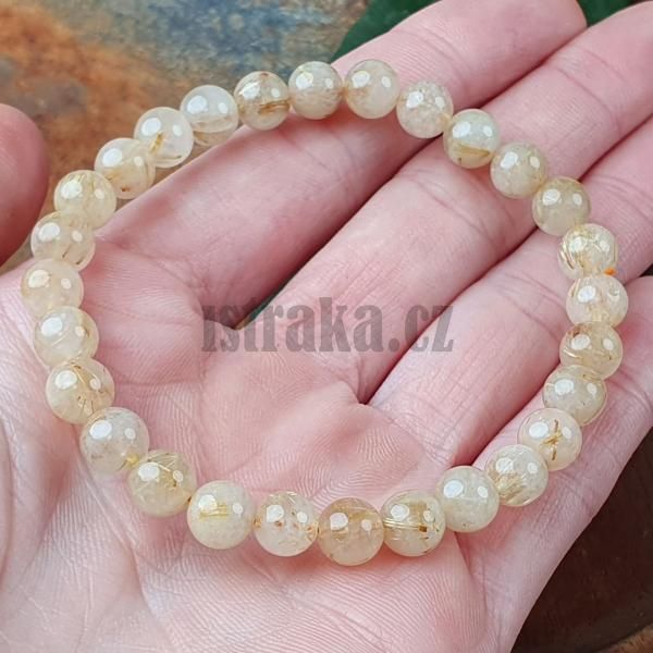 Nramek kil se zlatm rutilem 6mm