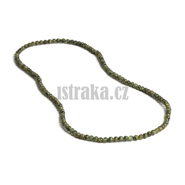 Nhrdelnk olivn 4mm tmav zelen