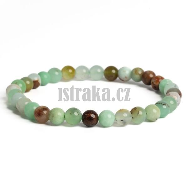 Nramek chryzopras hndo-zelen 6mm