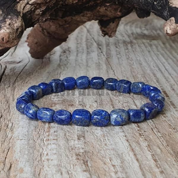 Nramek lapis lazuli 6x9mm tromlovan obdlnky