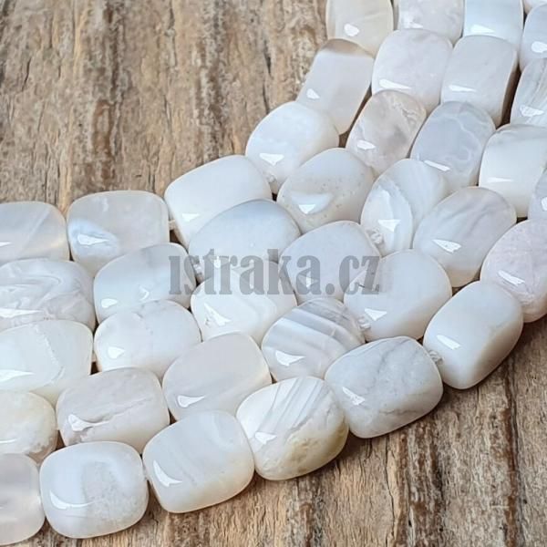 Acht bl korlky 6x9mm tromlovan obdlnky ra