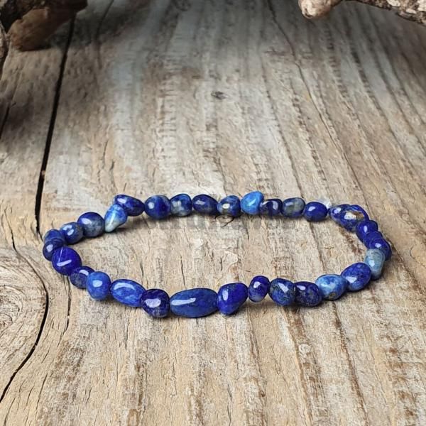 Nramek lapis lazuli nugety 4x6mm
