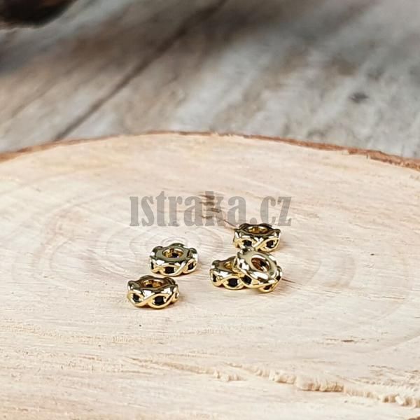 koralka-rondelka-zlata-s-ciernymi-zirkonmi-splostena-6x2mm-leskla-elegantna-jemna-goralka-