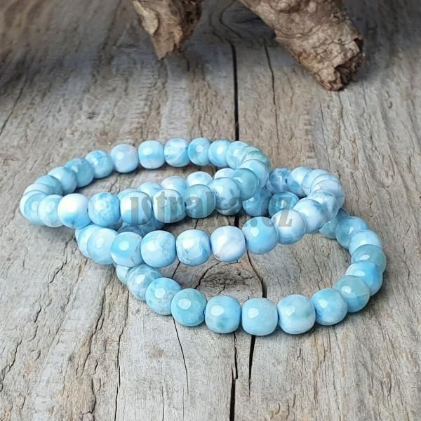 naramok-z-prirodneho-mineralu-larimar-tucne-rondelky-tyrkysovy-belasy-svetlomodry-elastic