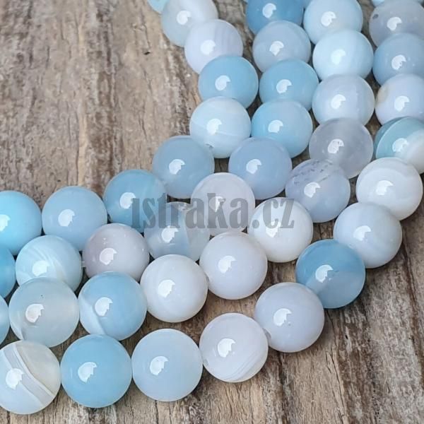 Acht krajkov korlky 8mm belas ra