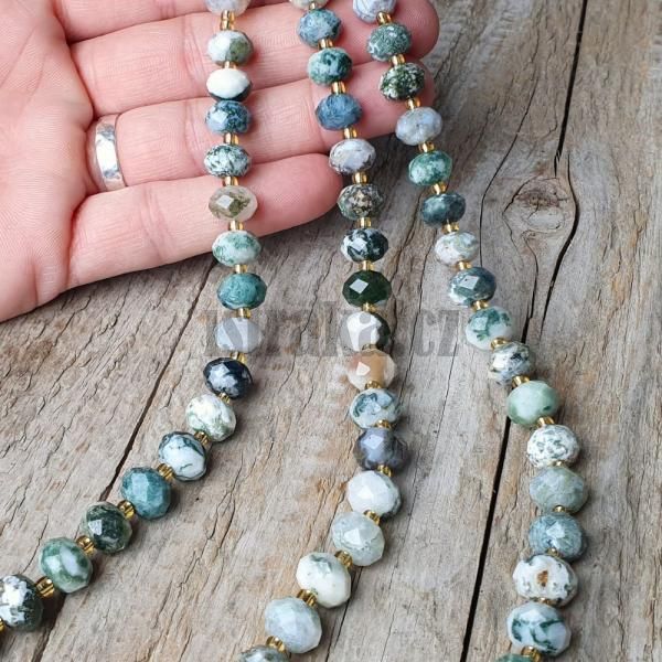 koralky-z-mineralu-achat-stromcekovy-6x10mm-rondelky-brusene-fazetovane-leskle-zeleno-bie