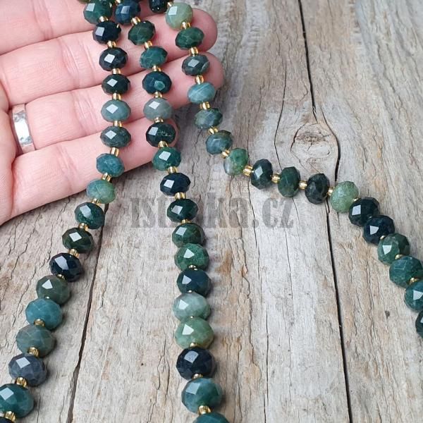 koralky-z-mineralu-achat-machovy-6x10mm-rondelky-brusene-fazetovane-leskle-zelene-machove